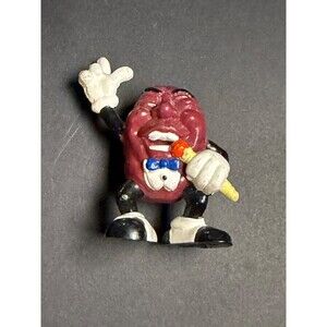 Vintage California Raisins Singer Figure Microphone Applause 1988